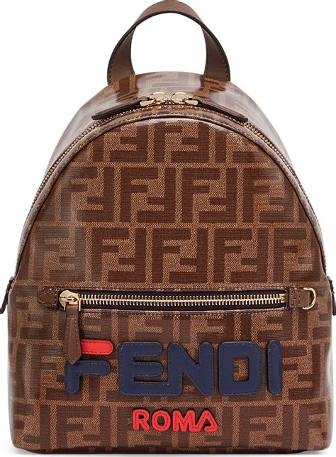 fendi fila backpack|shopper fendi fila.